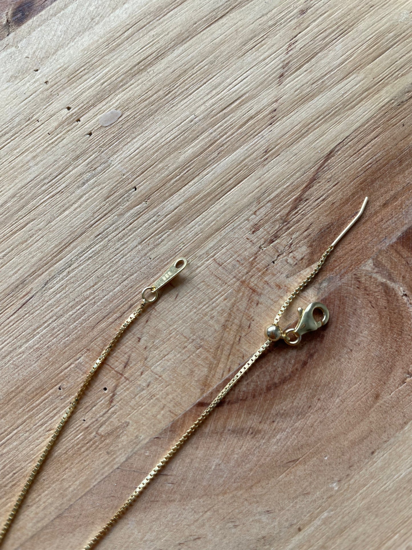 Verstellbare Kette aus vergoldetem 925er Silber