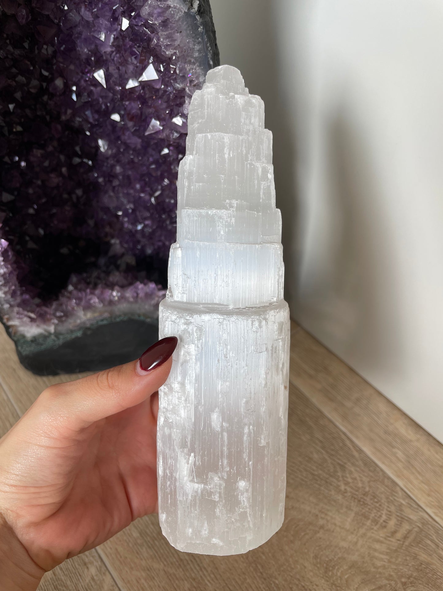 Selenit Turm 20cm