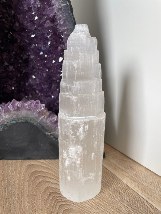 Selenit Turm 20cm